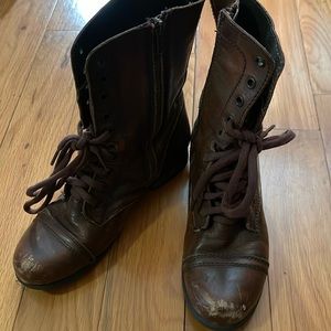 Steve Madden Troopa combat boots